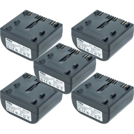 vhbw 5x Pile compatible avec Daitem S404-22F, S405-22e, S310-22F, S303-22F, S304-22F système d'alarme (14500mAh, 3,6V, Li-MnO2)