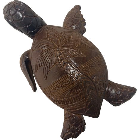 Ornements en résine représentant des tortues hawaïennes, imitation d'animaux marins, décoration de jardin, artisanat en vente en gros W180 (1/5)