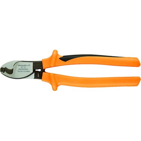 Weidmüller KT 12 9002660000 Kabelschneider Geeignet für (Abisoliertechnik) Alu- und Kupferkabel, ein