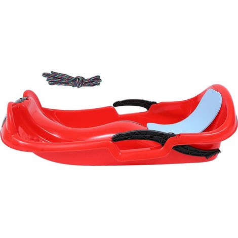 Luge pour enfants, jouet en plastique, traîneau à tracter pour activités de plein air, 70 x 39 x 18 cm, ski sur herbe, 1 pièce (1/5)