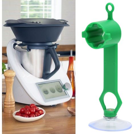 Clé pour Mixeur Blender - Accessoire de Remplacement avec Ventouse pour Thermomix TM5/TM6 - ABS 26g Vert (1/5)