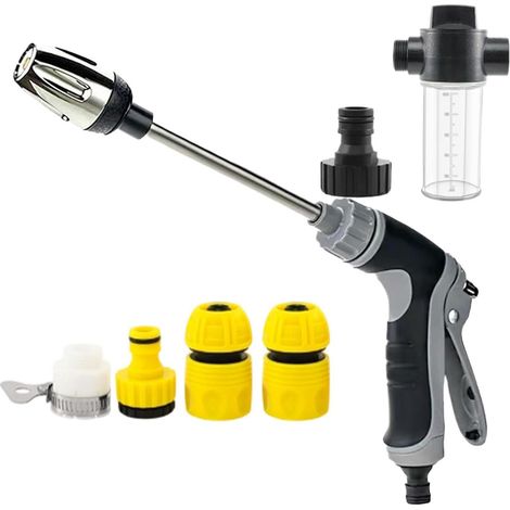 Nettoyeur De Pression Pulvérisateur Nettoyant Puissant Laveur Haute Pression Rotatif pour Garage Extérieur Jardin Pelouse Patio Terrasse Trottoir Clôture (1/5)