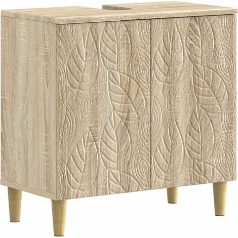 Bathroom Sink Cabinet DELFT Sonoma Oak 59.5 x 31.5x 59 cm vidaXL (1/5)