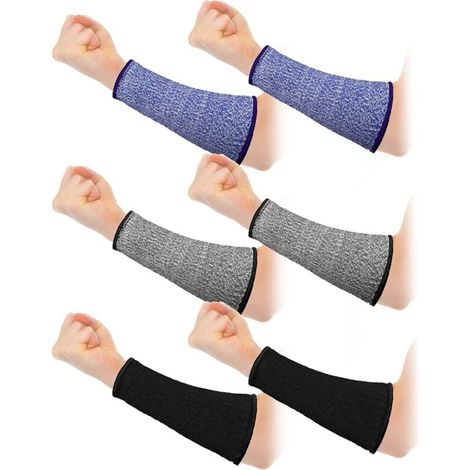 Lot De 3 Protège-Bras Peaux Sensibles Anti Brûlures Niveau 5 Protection Ecchymoses (1/4)