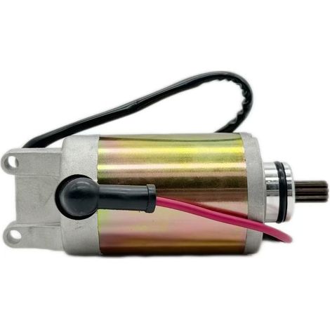 E12010149 Motorcycle starter compatible with quads (beach buggies) and Italika quads.