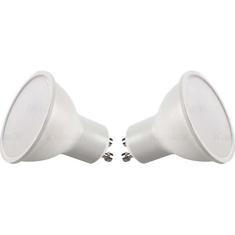 GU10 LED-Lampen, 2er-Pack, je 1,2 W, entspricht PAR16, nicht dimmbar, warmweiß (3000 K), energiesparender Strahler