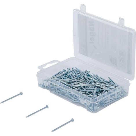 Assortiment de Clous 200 g 1,8 x 35 mm - Acier, Résistants et Polyvalents, Pro - D-Work (1/5)