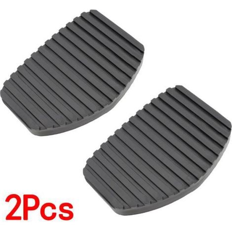 Couvres Pedale - Caoutchouc Noir - Pour Citroën Berlingo Xsara Xsara Picasso Peugeot 306 405 406 407 508 607 - Lot de 2 (1/5)