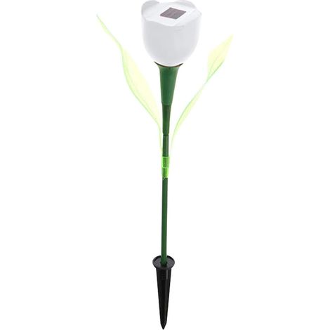 Guirlande lumineuse solaire LED en forme de rose, lampe de sol, lanterne solaire, guirlande féérique, décorations extérieures pour jardin, terrasse, patio, cour, etc. (1/4)