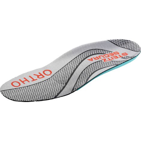 Steitz SECURA Einlegesohlen grau/grün Ortho-Soft ESD MEDIUM, EU-Schuhgröße: 46 (1/2)