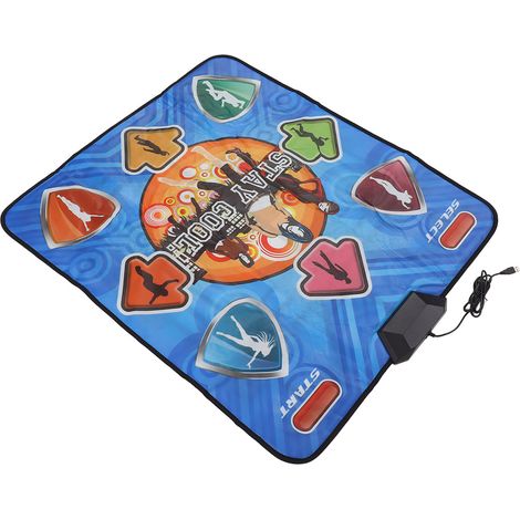 Tapis de danse filaire USB antidérapant en PVC haute sensibilité pour jeux vidéo sur ordinateur (1/5)