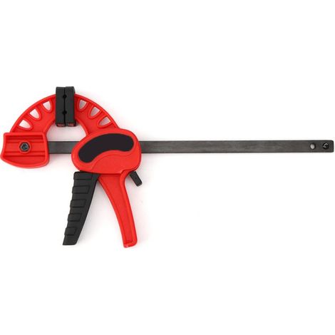 Pince de barre en F, pince en F pour le travail du bois, pince de serrage en F pince outil de menuisier en bois, pince de maintien E-Z à une main/pince de serrage de barre d'écartement accessoires de (1/5)