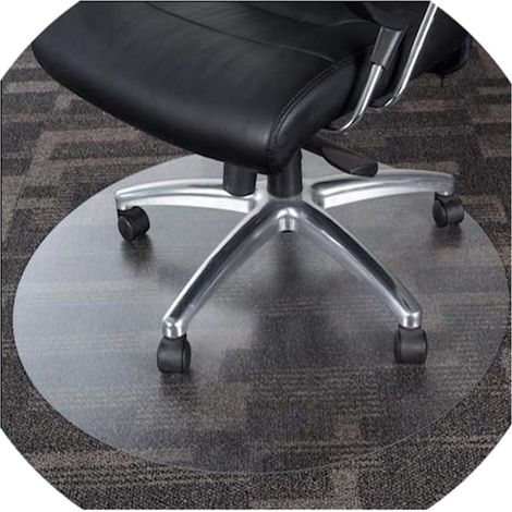 Tapis de chaise rond antidérapant en plastique, protection pour parque (1/3)