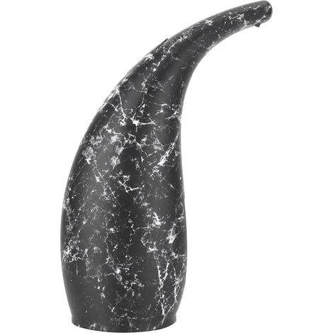 Automatic touchless foam dispenser, convenient soap dispenser for kitchen and bathroom, 300 ml, black marble (1/4)