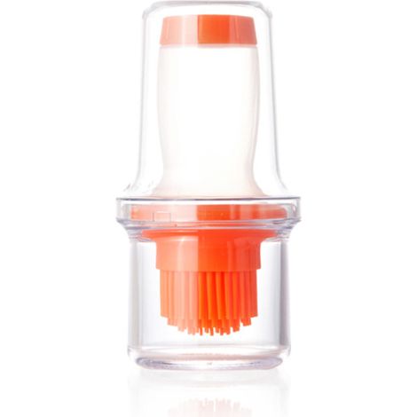Flacon distributeur d'huile, pinceau à huile en silicone résistant à la chaleur, pour la cuisine, le barbecue, la pâtisserie et les grillades. (1/5)