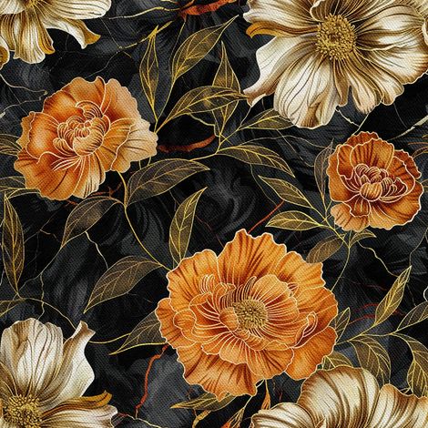 Tela decorativa para exteriores Oxford - Motivo floral I DX5131 (1/5)