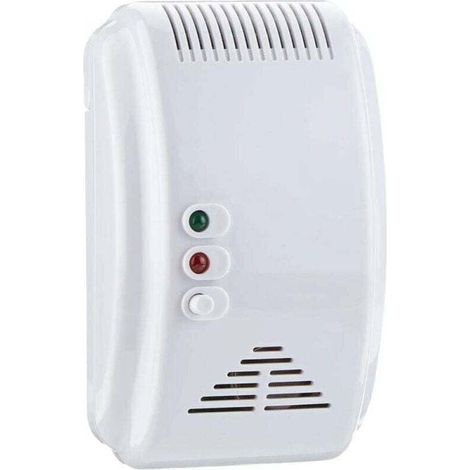 Detector de gas natural y soporífero (blanco) 115x75x35mm 12V (1/4)