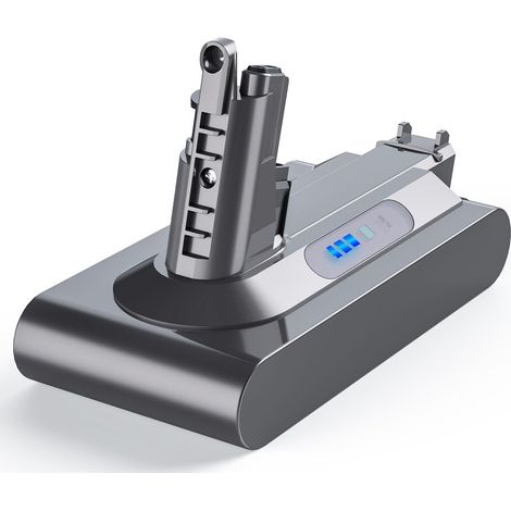 V10 6000mAh Remplacement Batterie, Dyson V10 SV12 Batterie pour Dyson V10 Absolute Animal Cyclone Motorhead Total Clean SV12 Aspirateur & 2 Filtres + Brosse de Nettoyage + Tournevis (1/5)