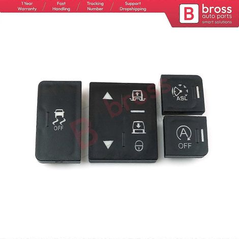 Cache de console centrale intérieure BDP1007 avec bouton d'arrêt pour Land Rover Range Rover Sport L494 Mk2 2013-2017 (avant restylage) Panneaux de porte intérieurs et autres éléments (1/4)