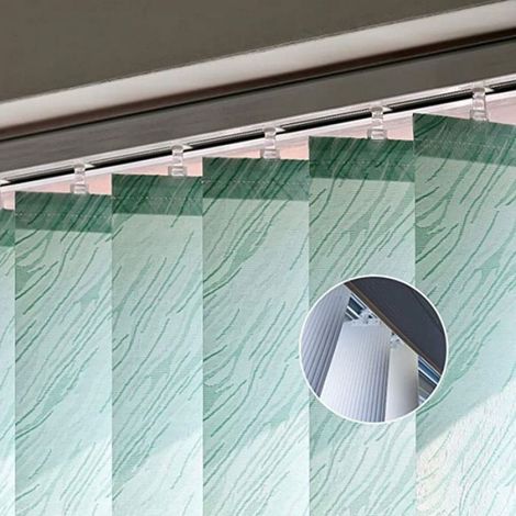 Roulettes Pour Stores Verticaux - Kit Réparation 12 Pièces - Compatible Rails Standards - Pour Réparation Stores Intérieurs (1/5)