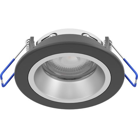 Faretto Incasso Moderno Yebra Plastiche Nere Led 4,8W 450Lm Ip44 (1/5)
