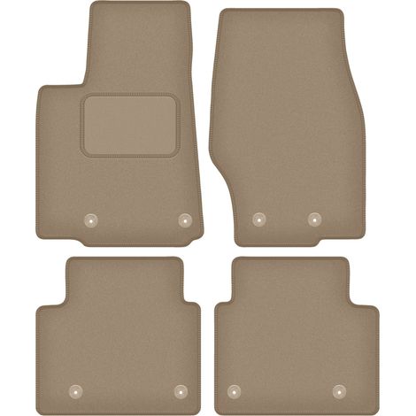 Tapis de sol en velours beige pour Jeep Grand Cherokee 4xe SUV (2021-) (1/5)