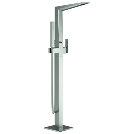 Grohe Allure Brilliant Miscelatore monocomando per vasca-doccia a pavimento Cromo spazzolato, 24348DC0 (1/2)