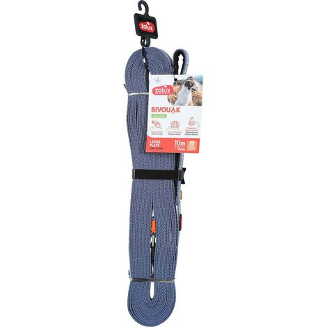 Longe plate en polyester Bivouak 10m 15 mm (1/4)
