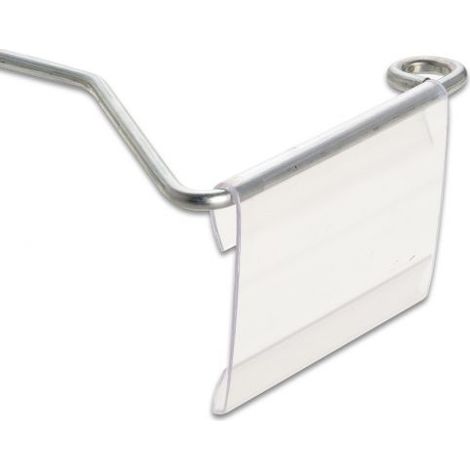 PORTAPREZZO PVC P/GANCIO FIG 23 TRASP 66X50 MM 50 PZ