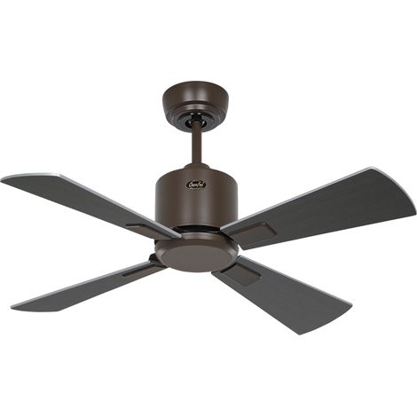 ECO NEO III 92, Ventilator ohne Licht, braunes Gehäuse, CasaFan - Corpo: Marrone - Colore Pale: Wenge e Grigio (1/5)