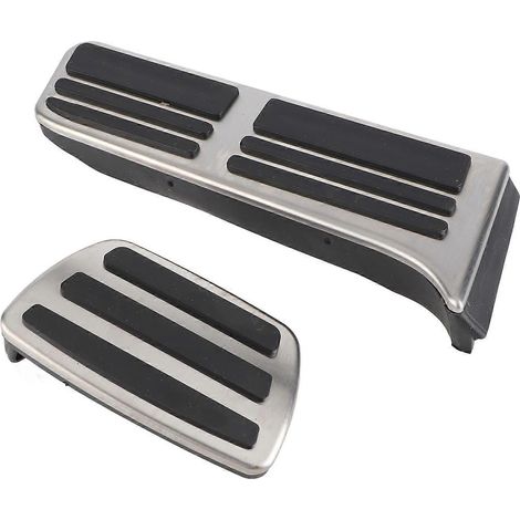 2PCS Plaquettes de Pédale d'Accélérateur et Frein Anti-Dérapantes pour Camry, Avalon, ES, LS, RAV4 - Couvre-pédales antidérapantes en caoutchouc universelles (1/4)