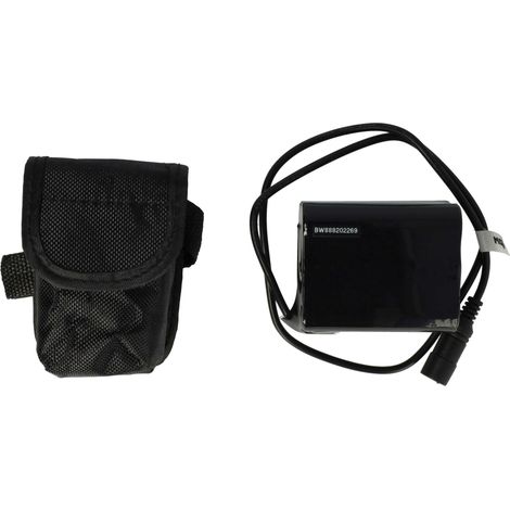 vhbw pacco batteria per faretti, fanalini per biciclette (7800mAh, 8,4V, Li-Ion)