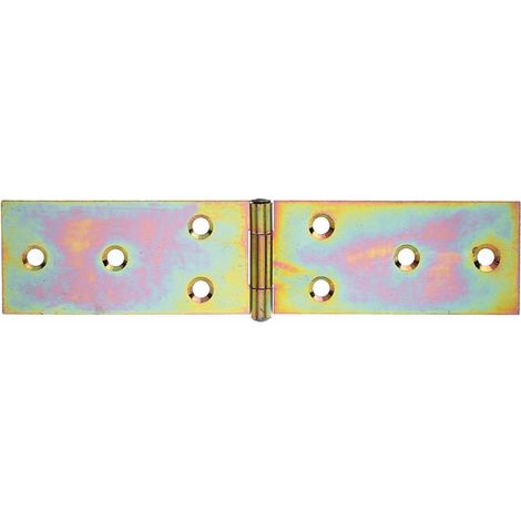 Cerniera per interni, con perno fisso in acciaio 40 x 181 mm / 20 pezzi Zincato giallo