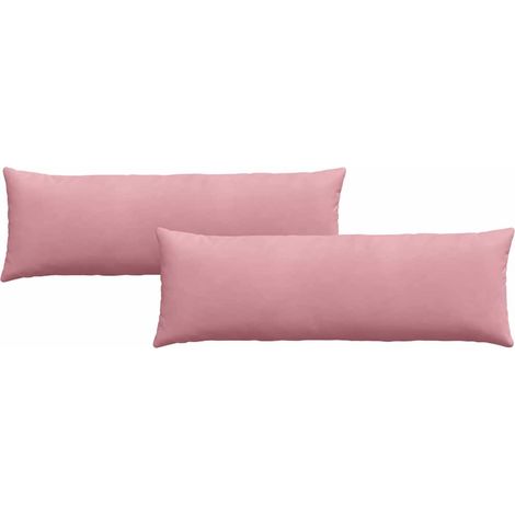 Maison Exclusive - Cuscini da Divano 2 pcs Rosa 120 x 40 cm Tessuto in Cords