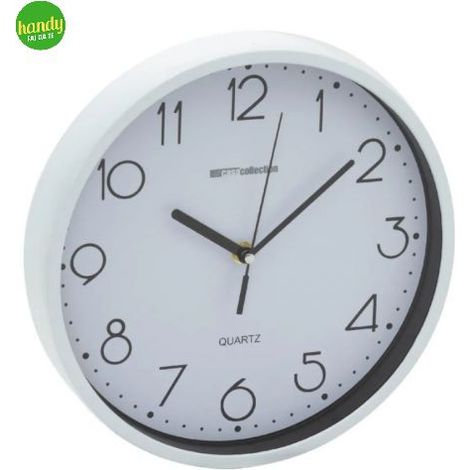 Orologio da parete pop Di.Mo commerciale 25 cm Ø in plastica bianco