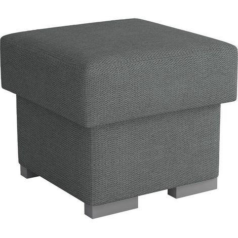 Reposapiés Ovos, Crown 18, 43x50x50cm, Diámetro: 0, Tapiz, Patas: Plástico, Madera, 0, Caja de almacenamiento