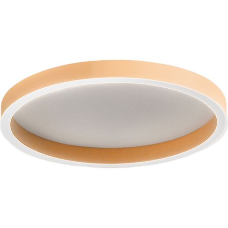 AELA P/P Lampada a soffitto LED 36W Biemissione 1800-1900lm 3000K/4000K Alluminio Colore Pesca Dimmerabile Taglio di Fase - Gealux (1/3)