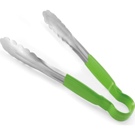 Pinza per servire HACCP, lunghezza 300 mm, verde - Hendi 171745