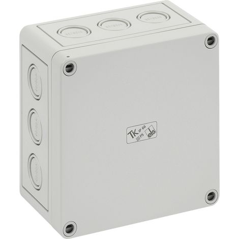 Spelsberg TK PS 1313-7-m Installations-Gehäuse 130 x 130 x 75 Polystyrol (EPS) Lichtgrau (RAL 7035) (1/2)