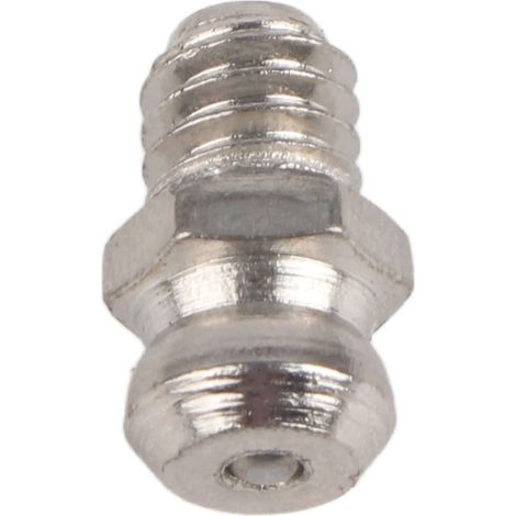 Zoternen Garage & Shop, 10 Stück Metall-Ersatz-Fettspitze, Düsenanschluss, Nippel, Fettpistole, Schmierzubehör (M6 gerade)