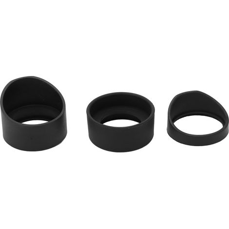 Lot de 3 protections oculaires en caoutchouc souple pour microscope AmScope SW SM ZM (1/4)