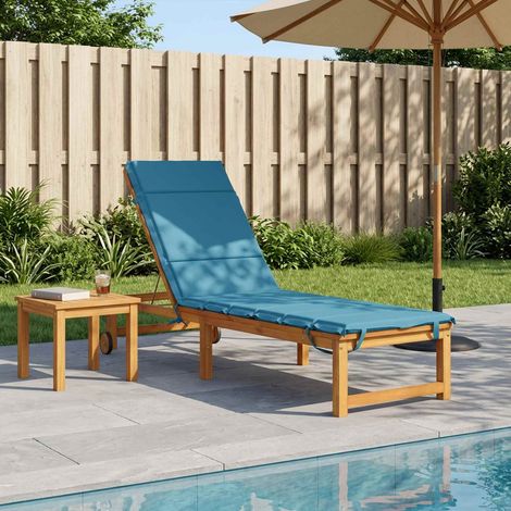 Cuscino per Lettino GEMERT 100% Poliestere Azzurro vidaXL (1/5)