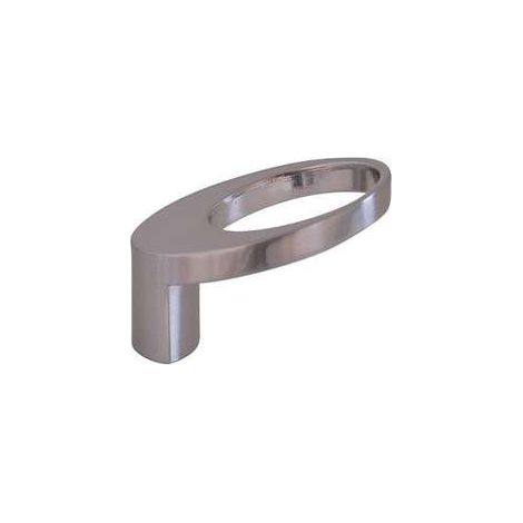 Bouton Meuble Contemporain Zamak Brossé L45mm - B BEAUTY
