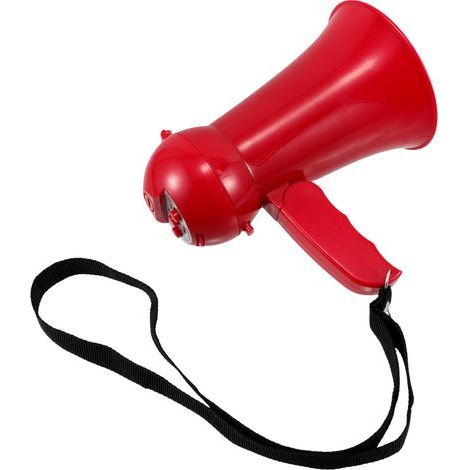 Fan horn, megaphone, sports party supplies, portable horn, fan horn, red plastic (1/5)