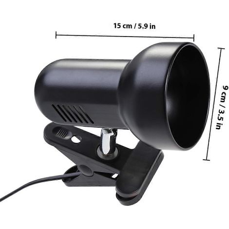 Support de lampe UVB en métal, compatible avec les reptiles. (1/3)