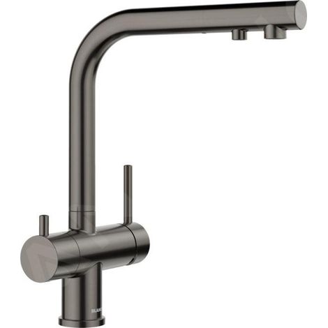 Blanco Fontas II - Mitigeur d’évier avec fonction filtre, acier foncé 527736 (1/3)