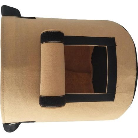 Pack of 1 10 Gallon Khaki Planting Bags in Breathable Non-Woven Fabric for Growing Sweet Potatoes and Other Plants, Strong and Permeable Gardening Bags for Balcony and Vegetable Garden (1/5)