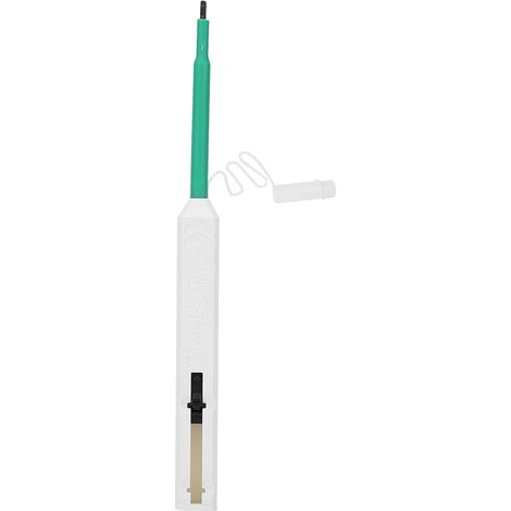 Stylo de nettoyage pour fibres optiques en microfibre, nettoyant optique en plastique avancé pour FC/ST/SC/MU 2,5 mm (1/5)