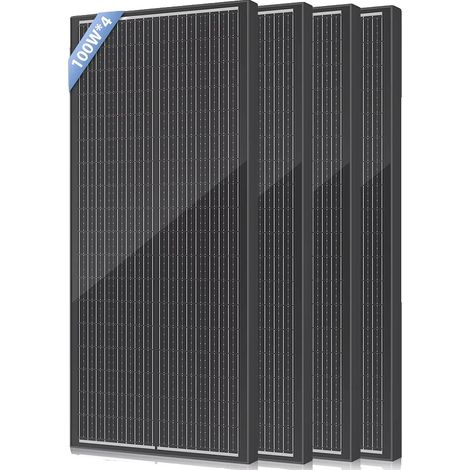 Panneau Solaire, 24% d'Efficacité, Design Rigide, 400W (100X4) (1/2)