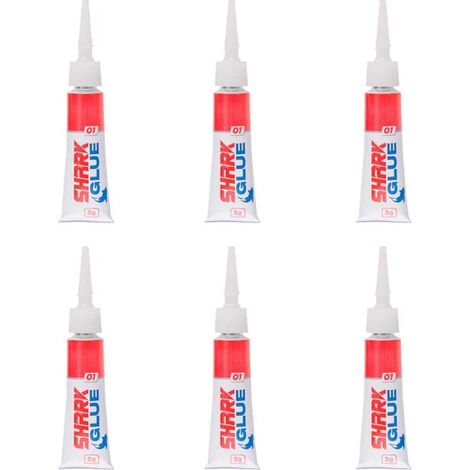 Colla cyanoacrilica istantanea shark glue 01 3 g (1/5)
